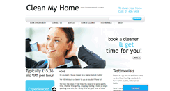 Desktop Screenshot of cleanmyhome.ie